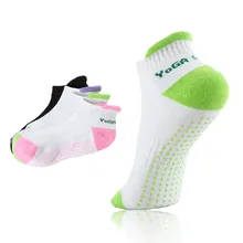 Прямая поставка женские носки для йоги силиконовые Нескользящие массажные хлопковые носки женские танцевальные балетные спортивные носки Йога Пилатес