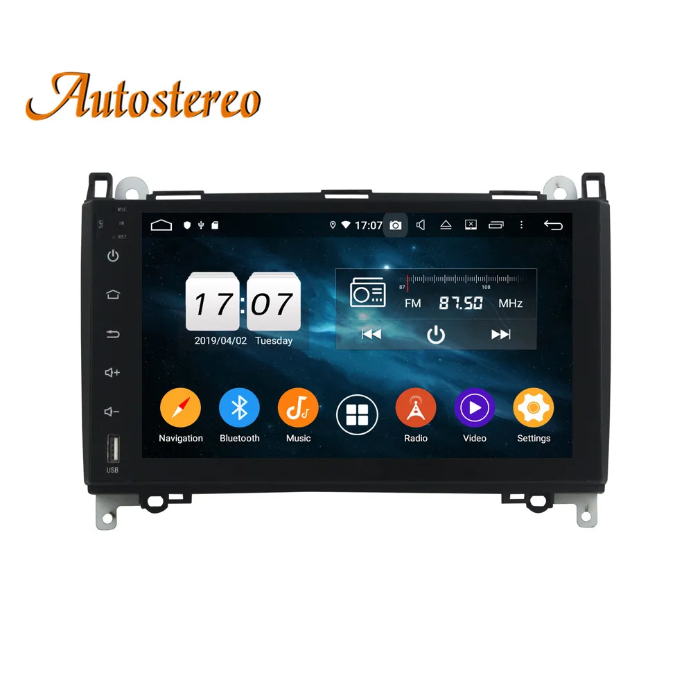 Discount DSP Android 9.0 Car NO DVD Player GPS navigation For Benz A-W169/B-W245/Vito 2005+ auto head unit multimedia radio tape recorder 2