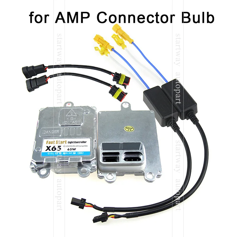 X65 1 Piece Super Fast Bright Hid Xenon Ballast 65W AMP