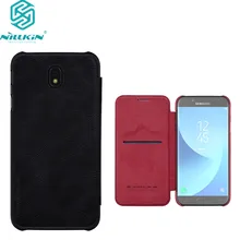 Для Samsung Galaxy J5 2017 чехол Nillkin Qin Series кожаный чехол для Galaxy J5 Pro j530 (5.2 дюймов) флип задняя крышка