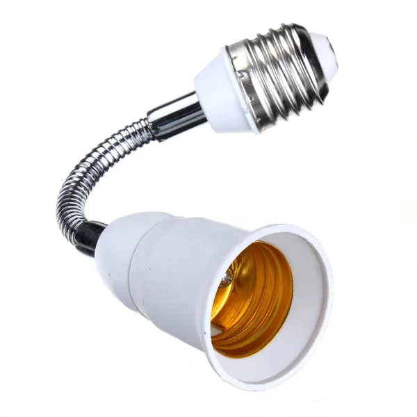 Lamp Extender Hot sale E27 to E27 20CM Length Flexible Extend Extension LED Light Bulb Lamp Holder Screw