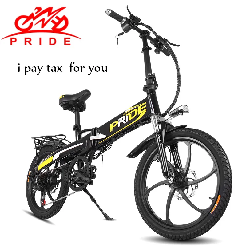 Электрический велосипед, 20 дюймов, 48V12A, литиевая батарея, алюминиевый складной электрический велосипед, 350 Вт, мощная шина, велосипед для снега, горы, электровелосипед