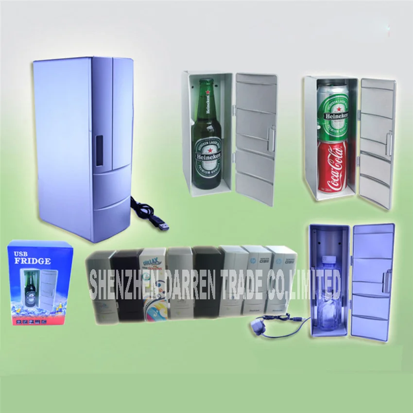 16 шт. Mini USB Холодильник DC5V Plug & Play Портативный практические Office Настольный ПК Автомобильный холодильник морозильник напиток можно пить
