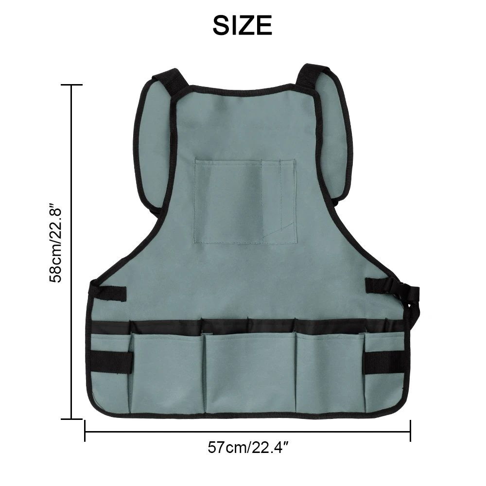 Фартук, карманная сумка для инструментов, деревообработка, садоводство, ремесло, механика, ткань Оксфорд, для хранения инструментов, органайзер, набор инструментов