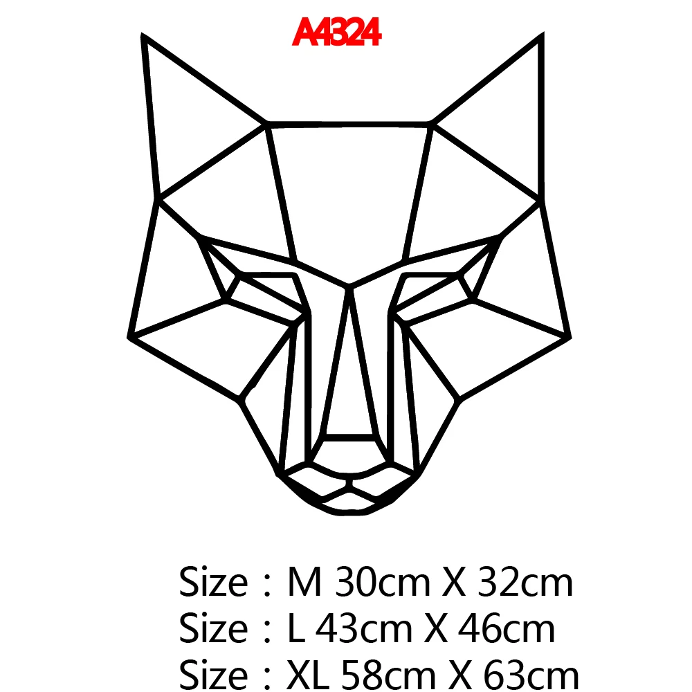 Funny Geometry Wolf Decal Removable Vinyl Mural Poster Stickers In The Kitchen Wall Art Sticker Murals Funny Geometry Wolf Decal Removable Vinyl Mural Poster Stickers In The Kitchen Wall Art Sticker Murals
