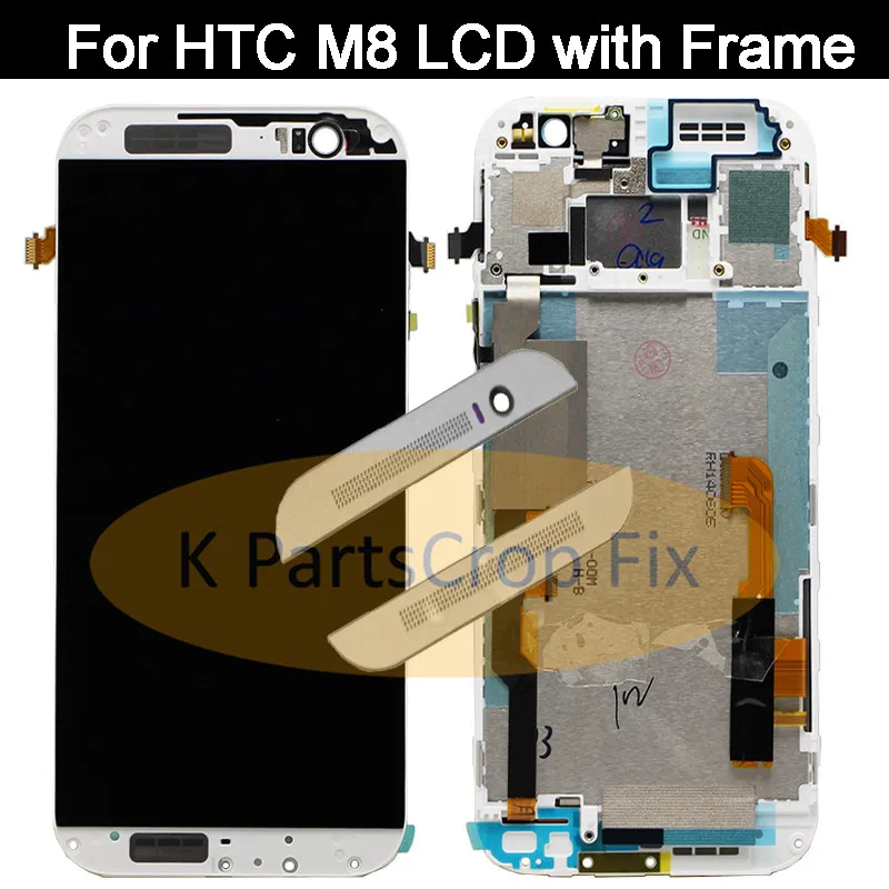 htc m8 lcd display with frame dual sim card  (18)