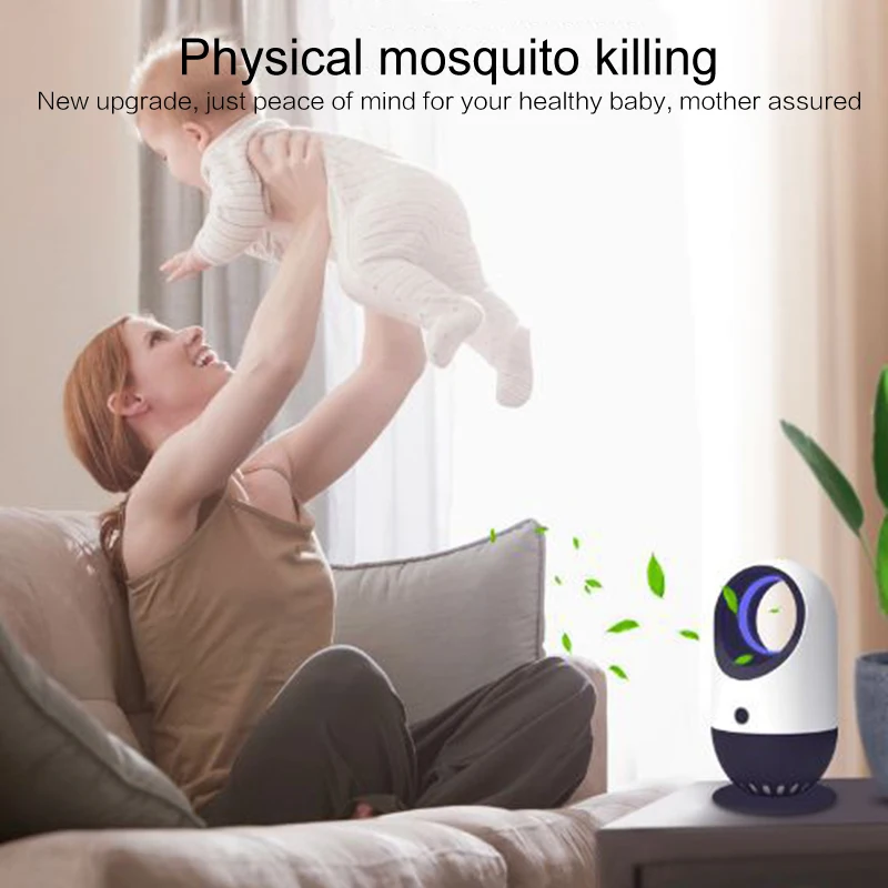 Защита от низкого напряжения ультрафиолетового света инсектицидная лампа безопасного отключения звука USB убийца насекомых-комаров Электрический ошибка zapper Fly ловушка лампа