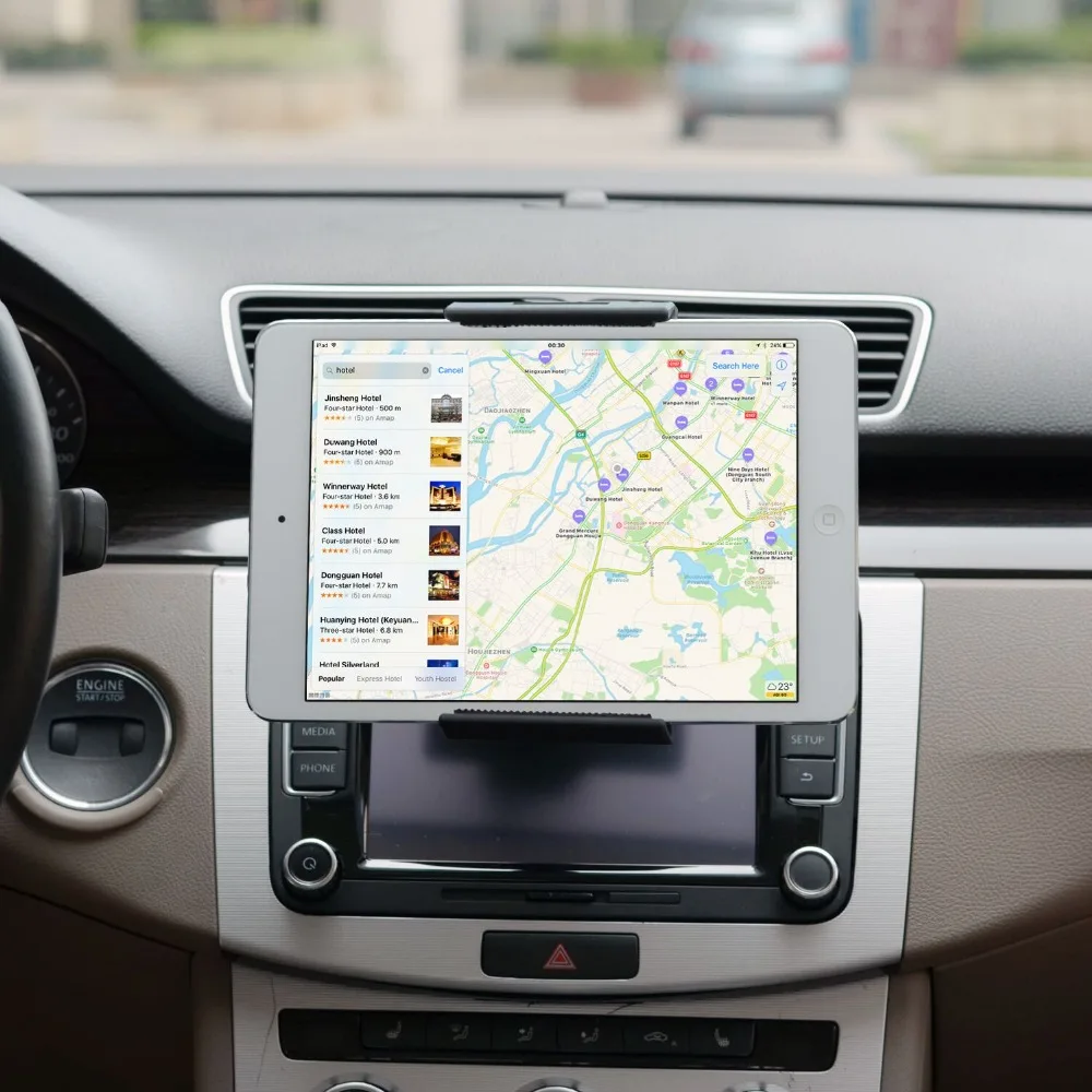 360° Car Windshield Mount Holder For 7-11/" iPad Mini//2//3//4 Tablet iPhone GPS BR