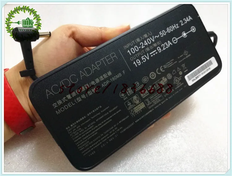 GYIYGY 19 5 V 9.23A ноутбук Зарядное устройство ADP-180MB F FA180PM111 адаптер переменного тока