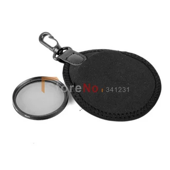 

37 43 40.5 46 49 52 55 58 62 67 72 77mm UV filter+ Lens Filter Wallet Case 2 pockets For 5D2 5D3 60D D800 D810 D500 D7000 D90 D4