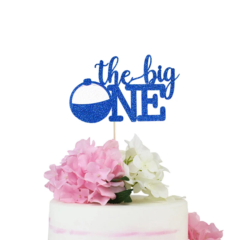 The Big One Cake Topper First Birthday Cake Topper Fishing