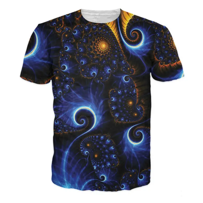 New Fashion 3D Printed T shirts Cool Magic Galaxy Pattern T Shirt Men ...
