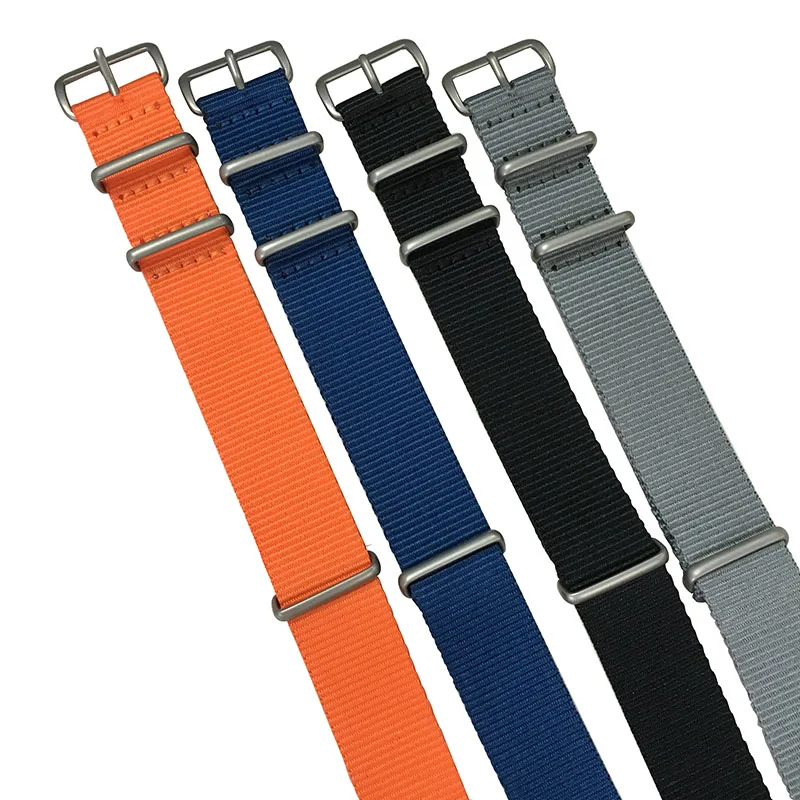 

4 Colors Watch Straps Ballistic Nyloremium Quality NAn PTO Straps Heavy Duty Military Style Replacement Watch Band