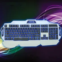Профессиональный игровой клавиатуры LED механическая feel игры клавиатура эргономичный 104 ключ для игроков передовых компьютерных периферийных устройств