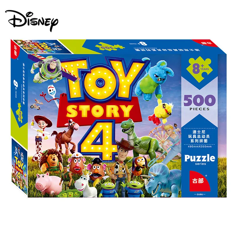 Disney Toy Story 4 паззл 500 штук бумаги для взрослых интеллектуальная коробка Marvel