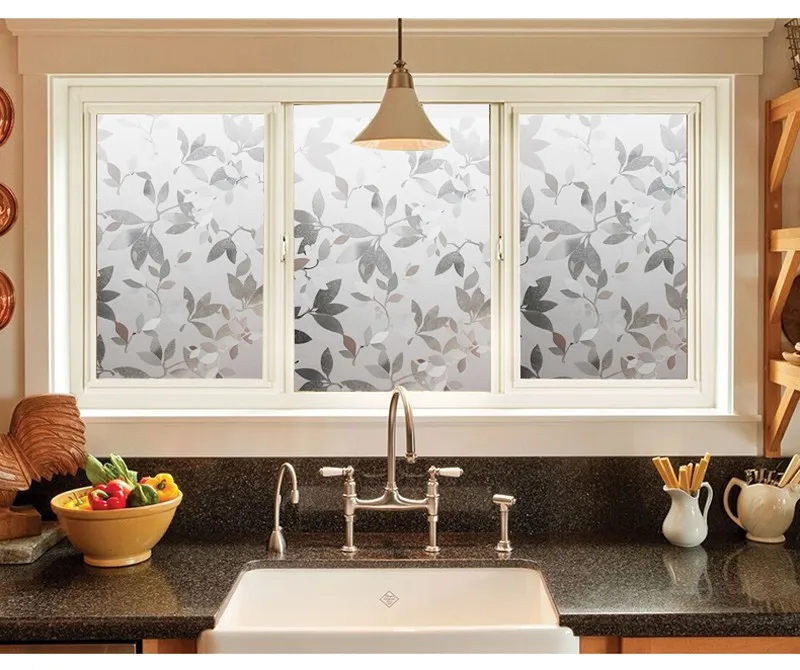 Online Get Etched Gl Window Clings Aliexpress Com 45 60 200cm Opaque Self Adhesive Frosted Privacy Gl Window Film Decorative Stickers White Bamboo Bedroom St023