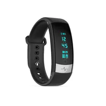 Оригинальные QS03 Смарт-часы с частотой сердечных сокращений ЭКГ 0,9" OLED IP67 водонепроницаемые часы для Android и IOS PK mi band 3 спортивный смарт-браслет