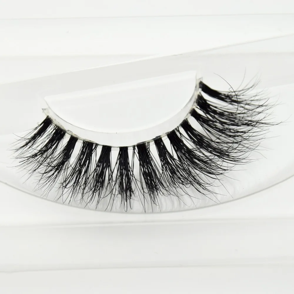 

Visofree Mink Lashes 3D Mink Eyelashes Invisible Band Natural Black Mink False Eyelash Full Strip cilios posticos Reusable F116