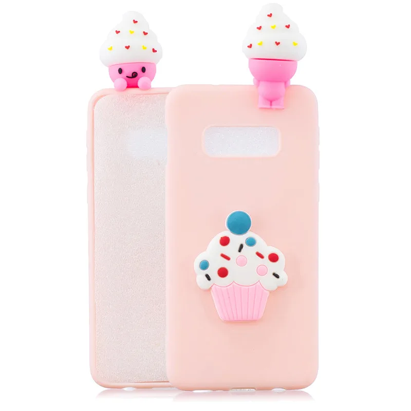 O Чехол для samsung S10 Plus, чехол для samsung Galaxy S10 Lite S8 S9 Plus S7 Edge, 3D единорог, кукла, мягкий силиконовый чехол для телефона - Цвет: O