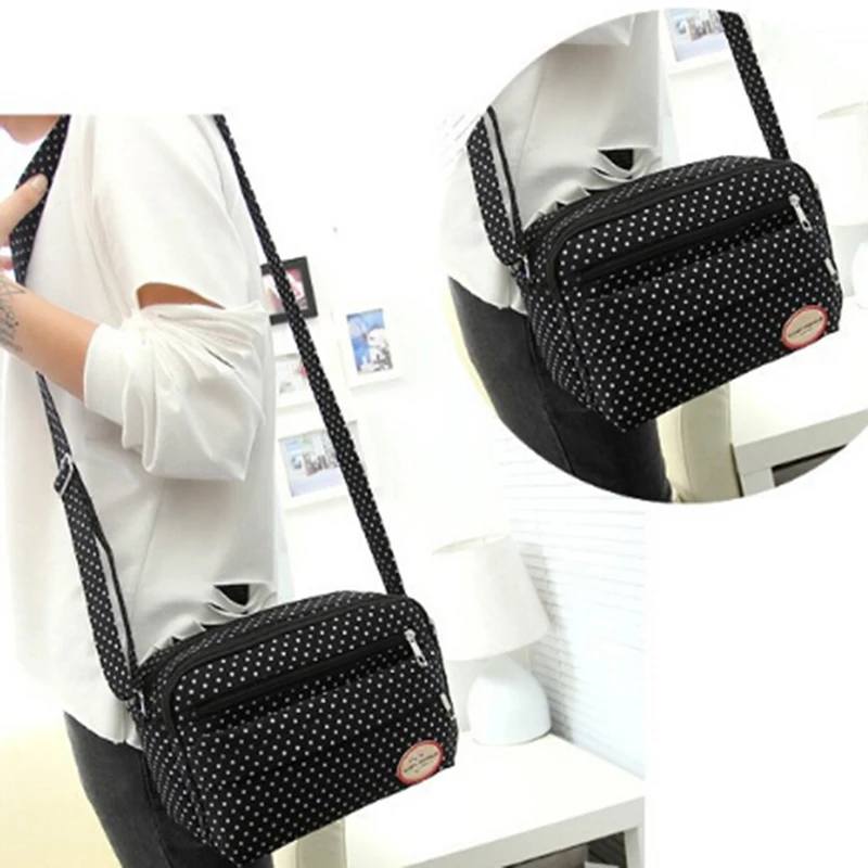 

New Arrival Women Shoulder Dot Print Bags New Fashion Ladies Messenger Bags Casual Small Women Casual Bag