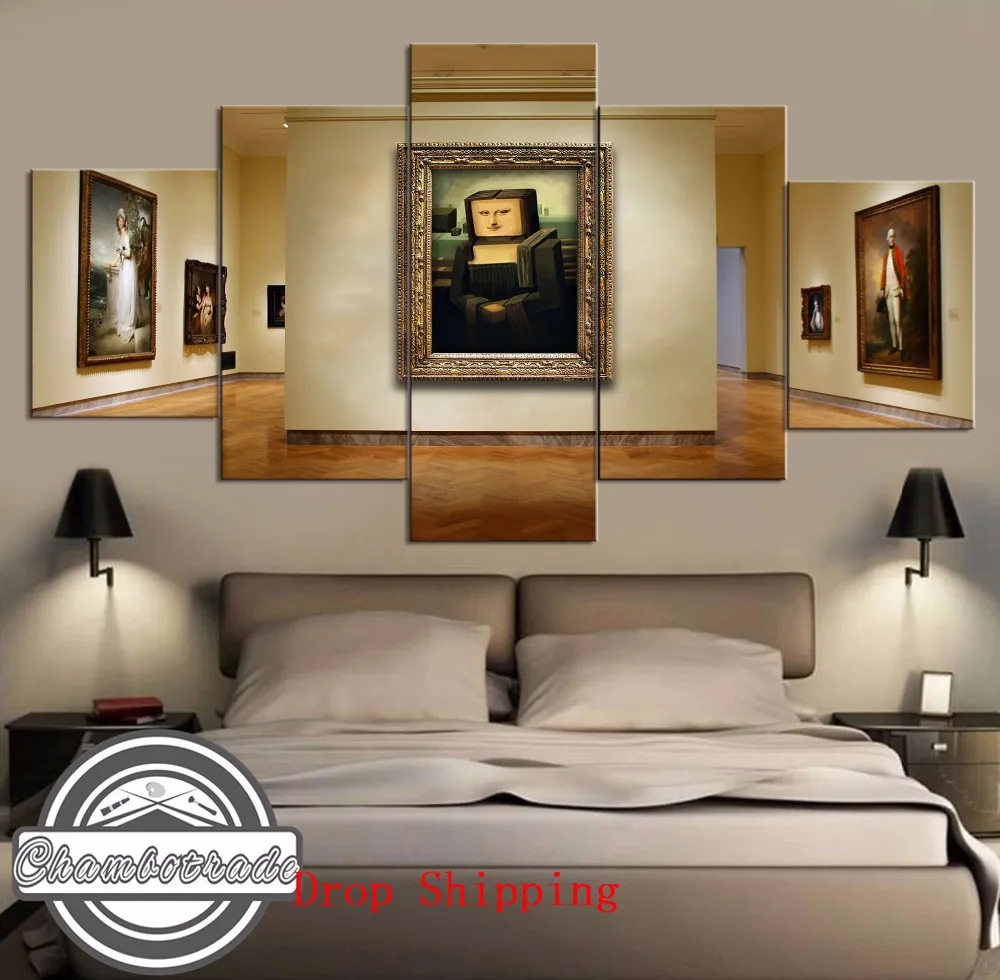 

5 Pieces Frame Modern HD Print Painting Canvas Artwork MineCraft Game on Canvas Wall Art for Home Decorations Wall Decor Art