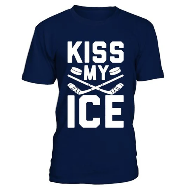 Hockey Fans Cotton Men’s T Shirts With Printing Logos