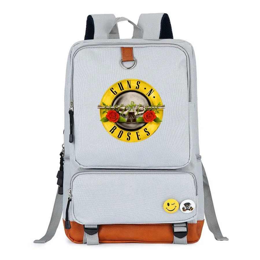 Guns N Roses Slash backpack Rucksack Bag School Bags Teenagers
