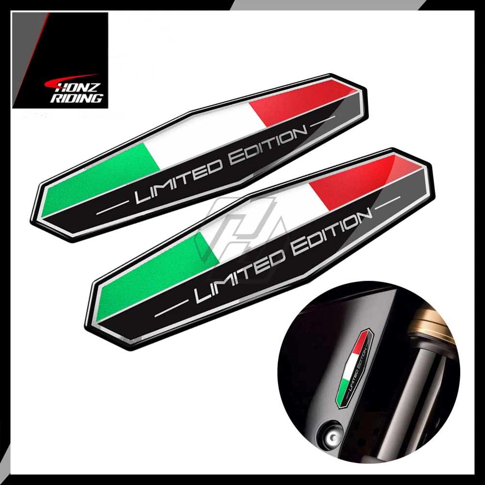 For Aprilia Ducati Triumph Piaggio Vespa GTV GTS LX 125 150 250 300 300ie Decals for Car Decals Italy Flag Limited Edition