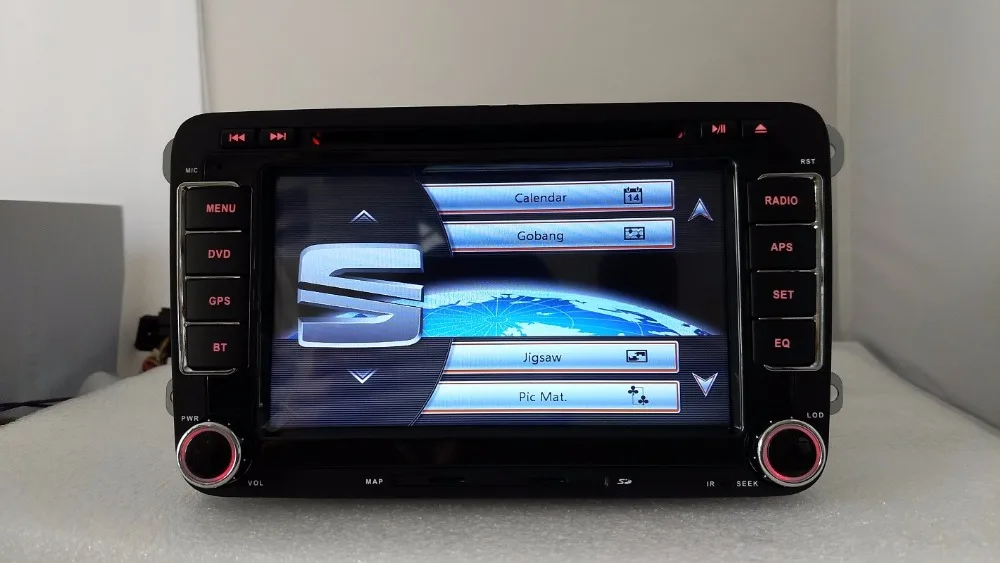 Excellent vw radio DVD rns 510 golf 4 golf 5 6 touran passat B6 sharan jetta caddy transporter t5 polo tiguan with gps card free shipping 14