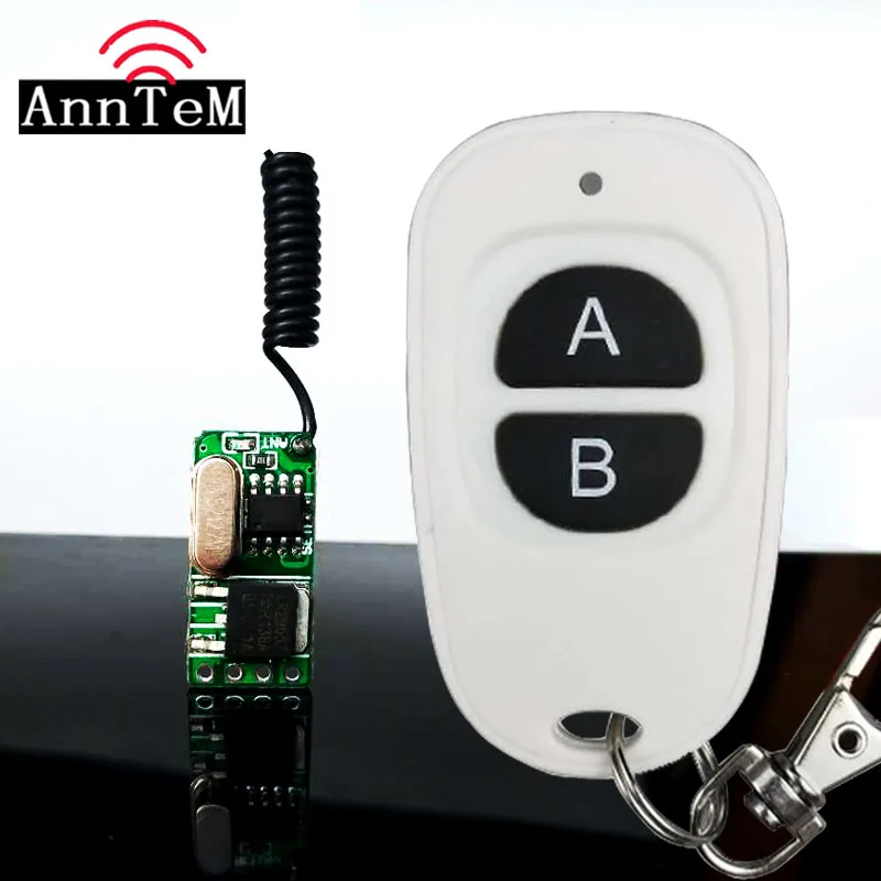 DC3.7V5V6V9V12VMicro battery power cut off 433MHZ remote control