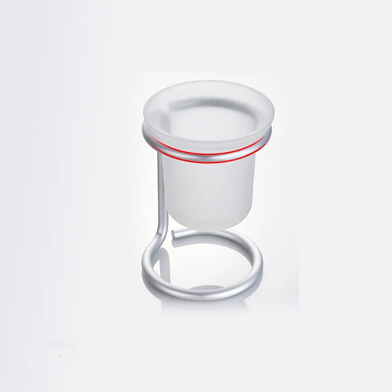 1 компл. Туалет кисточки стекло держатель пространство Алюминий туалетная щетка для уборки в ванной продукты Аксессуары для ванной комнаты