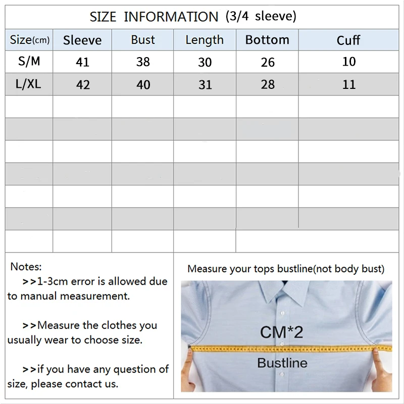 shrug 34 size