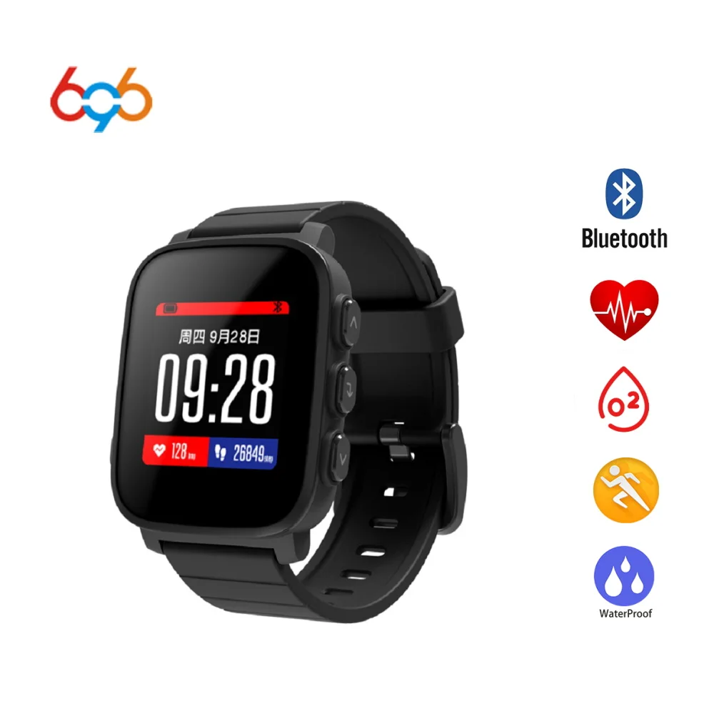 696 Q2 Smart Watch GPS Sport Bluetooth LCD Android Smartwatch IP67 Waterproof Heart Rate Monitor Bracelet for iOs | Электроника