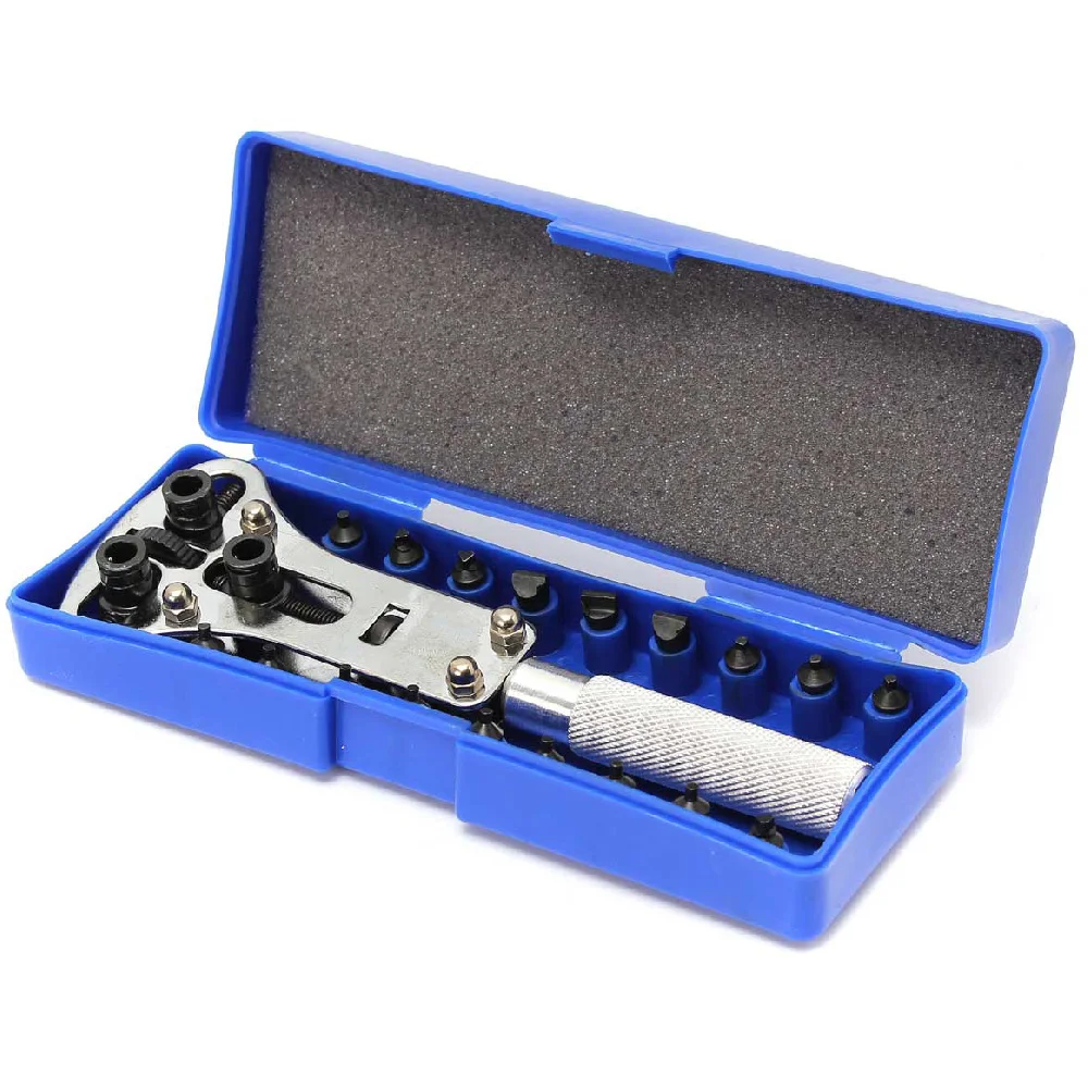 

Professional Watch Tools 3 Jaw Watch Repair Tool Kit Watch Hands Bottom Cover Opener Wrench Tools