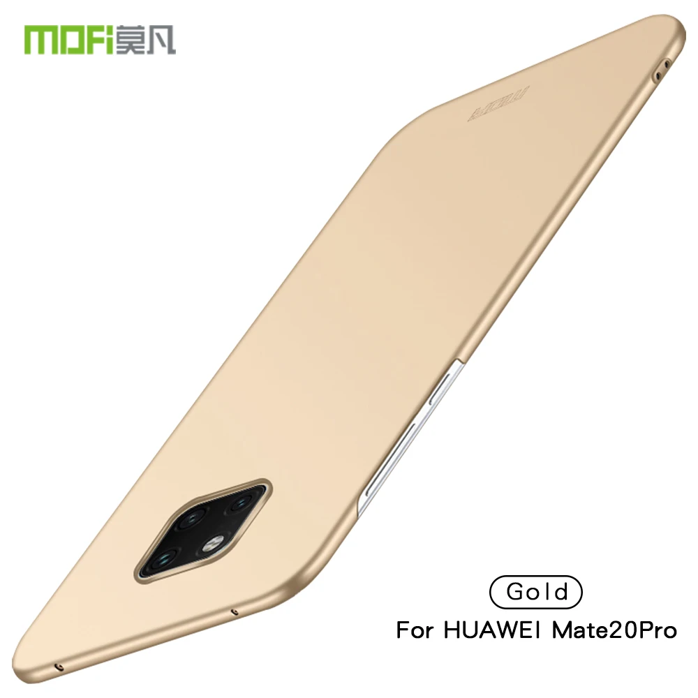Золотой Для huawei Коврики 20 Pro MOFi классический матовый ПК Твердый переплет защитный чехол для телефона чехол для huawei Коврики 20 Pro Пластик чехол - Цвет: Золотой