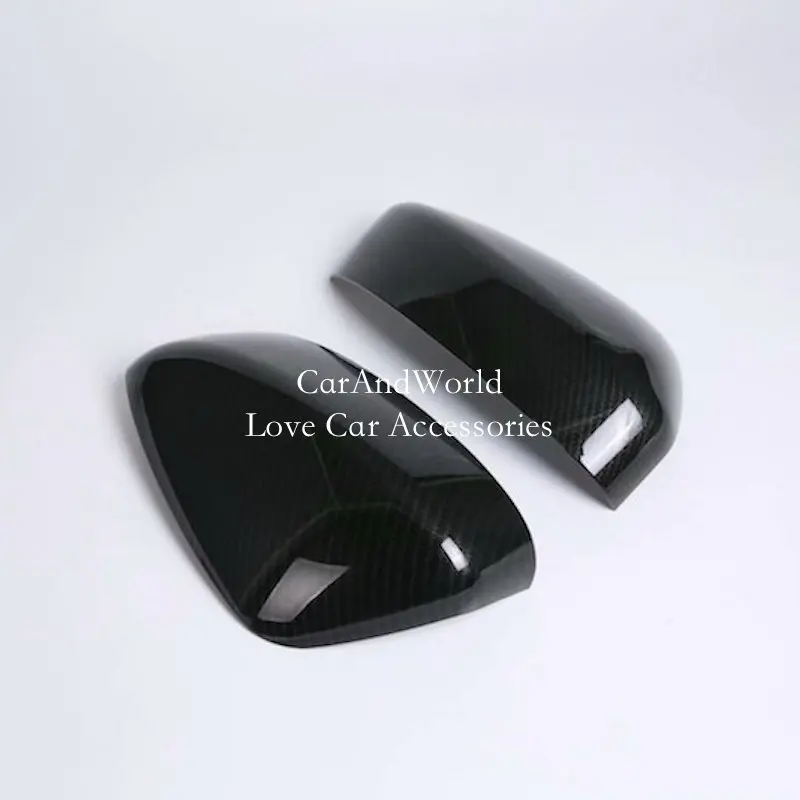 

For Mazda CX-8 CX8 2017-2019 Side Door Rear View Mirrors Cover Protection RearView Frame Carbon Fibre Sticker Car Accessories