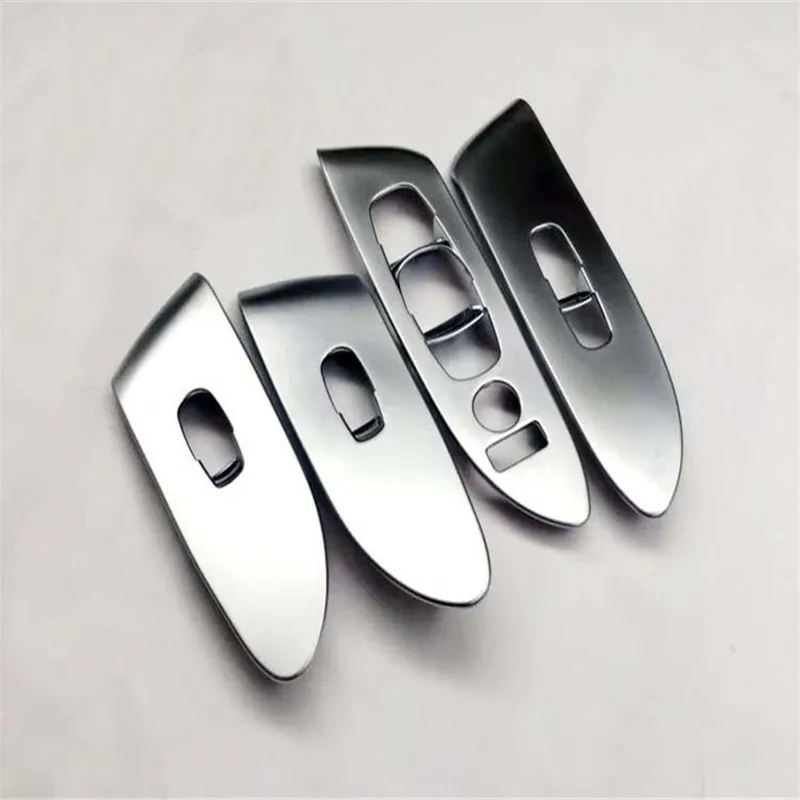 ABS Chrome Window Lift Switch Cover Inner Lifter Button Trim For Nissan Murano 2015 Modified car Accessories | Автомобили и