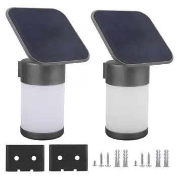 

LED Solar Powered Wall Lamp Outdoor Waterproof High Brightness Garden Yard Park Body Light Sensor+ Controller Remote Control