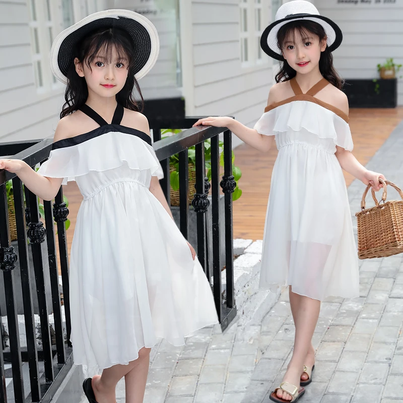 

Big Girls Dresses Summer party Frocks Cotton Halloween Female Children Dresses Children 2019 Summer Clothes for Girls clothes
