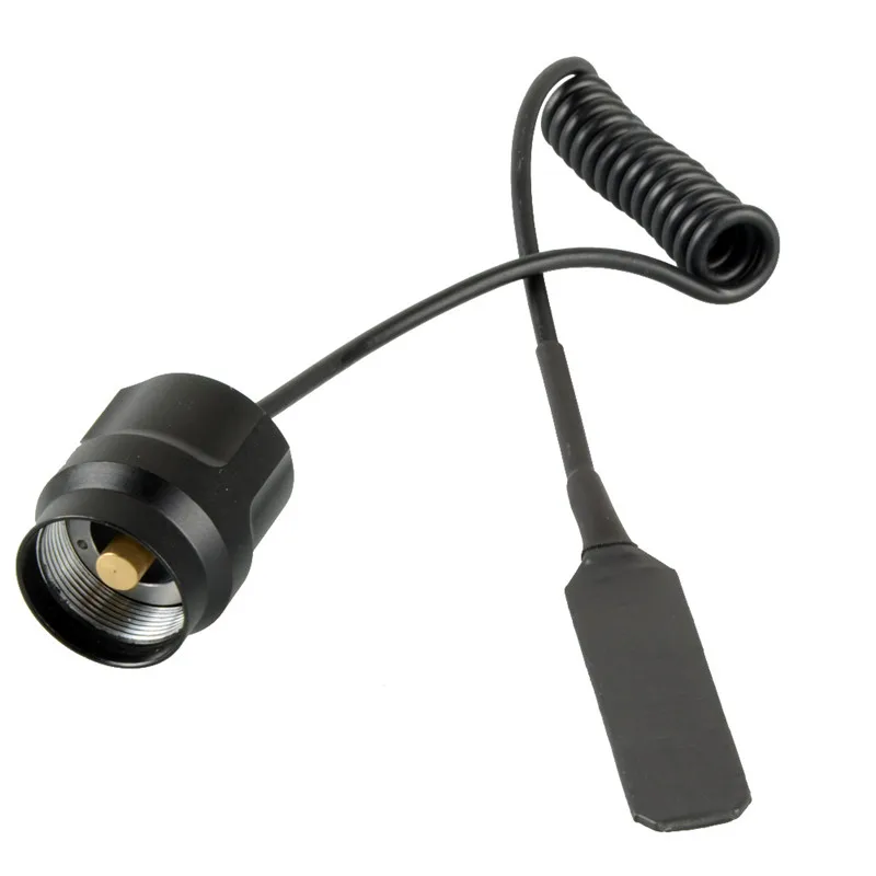 

1 PC Remote Pressure Switch Flashlight Rat Tail Switch For C8 Q5/R5/T6 LED Torch Best Quality Without Flashlight P20