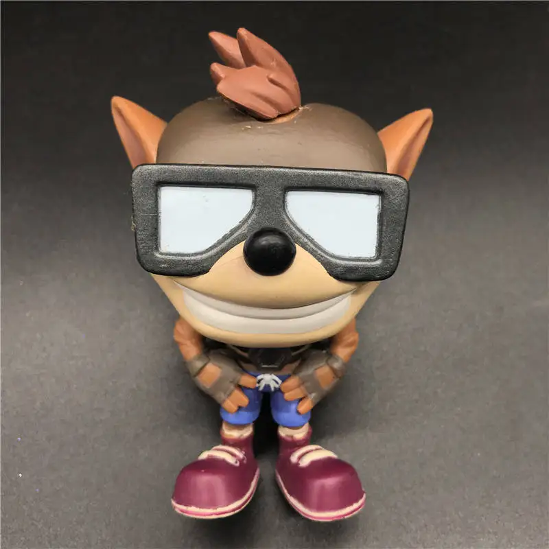 

CRASH BANDICOOT model toy with Jetpack Special Edition Figure Vinyl Action Collectible Model Toy for gift