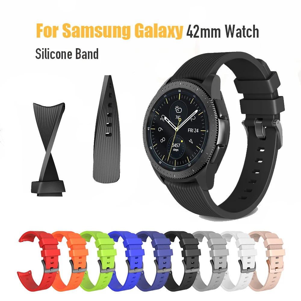 20mm-Width-Silicone-Strap-for-Samsung-Galaxy-Watch-42mm-Band-for-Samsung-Gear-Sport-Gear-S2 