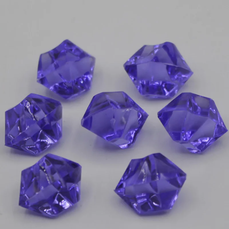 Crystal Stones 100PCS 14*11mm Acrylic Diamond Pawn Chessman Piece Board Game 56g 