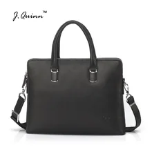 J. Quinn мужские кожаные портфели сумки Бизнес плечо через плечо натуральная сумка мессенджер ноутбук пакет для мужчин Путешествия s сумка