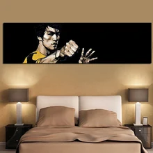 Hot sale Digital printed Bruce Lee Pop Art Oil painting Bruce Lee canvas prints unframed oil painting for living room Hot sale Digital printed Bruce Lee Pop Art Oil painting Bruce Lee canvas prints unframed oil painting for living room