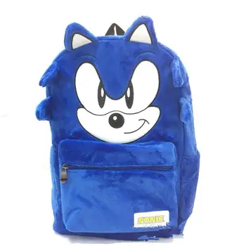 

Anime Sonic The Hedgehog Backpack Plush BookBags Bags Laptop Students School Travel Girls Boys Rucksack Mochila Gift