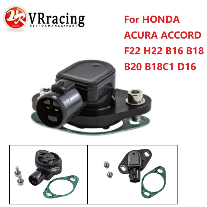 

VR RACING - For 88-01 Honda Civic AcuraTPS Throttle Position Sensor 37825PAAA01 16400P06A11 VR5953