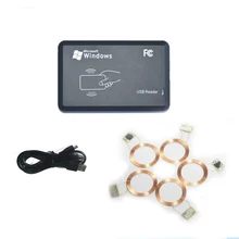 Один считыватель и 50 шт. ISO14443A 13,56 МГц NFC чипы антенны+ чип(совместим с S50) diameter-20mm