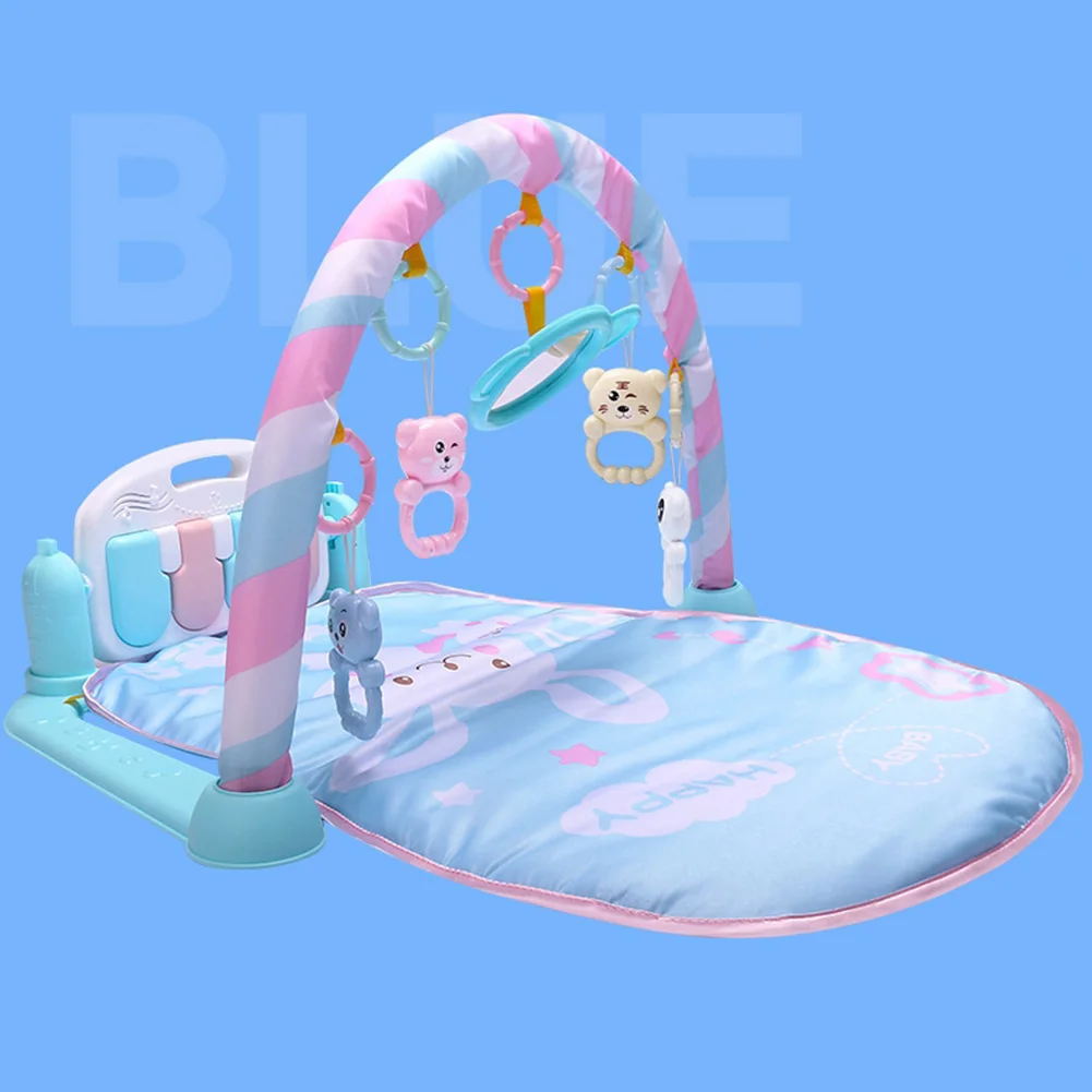 

Music Play Baby Toy Fitness Mat Lighting Pedal Piano Gym Activity Safe Interactive Blanket Educational Newborn Funny