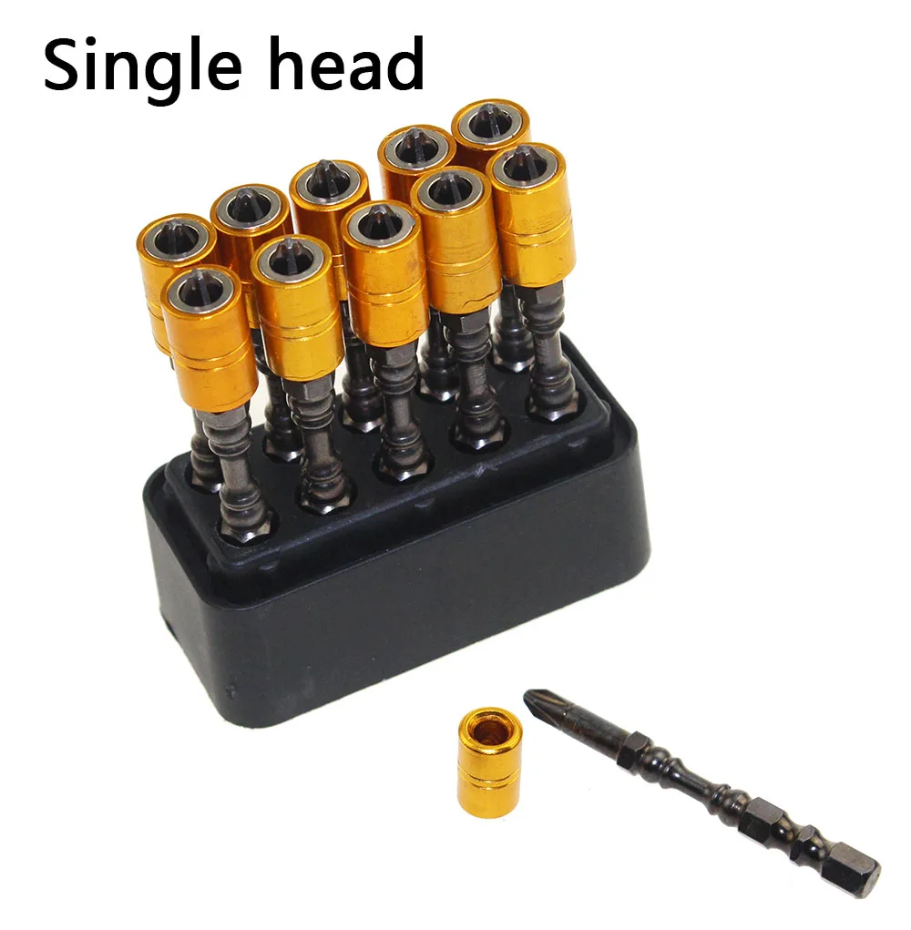 10pc 65mm Magnetic Screwdriver Bit Plasterboard Drywall Screwdriver Bits Ph2 Phillips Screw Driver Bit 1/4